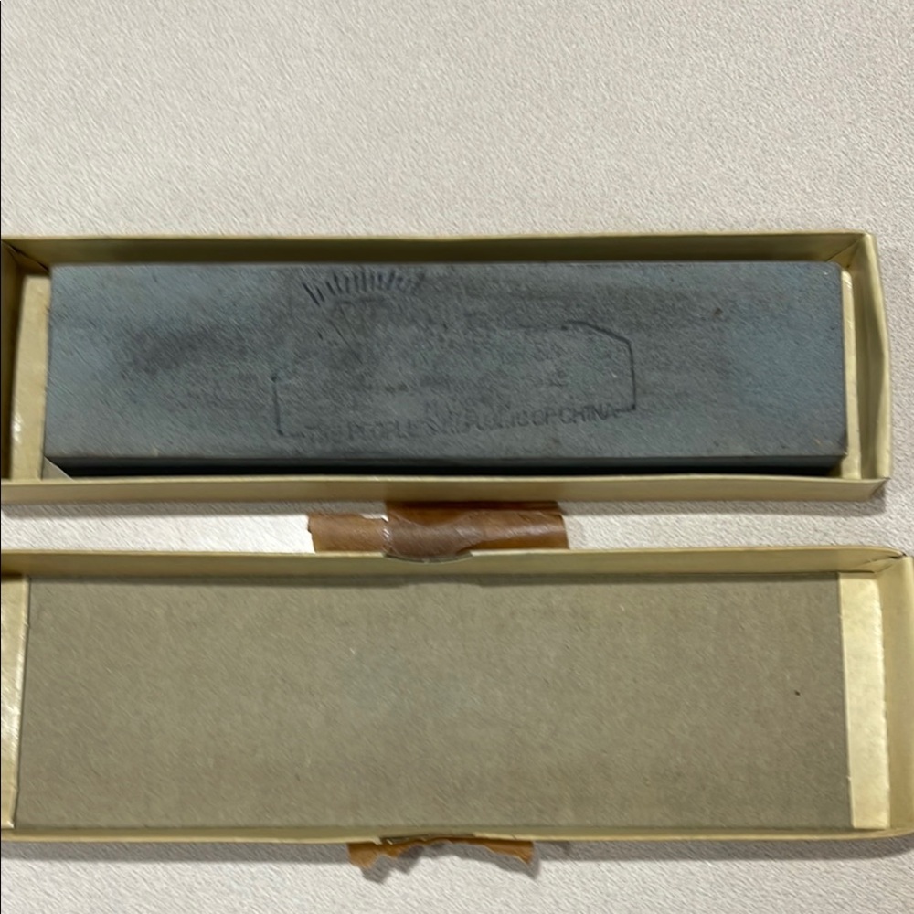 Vintage J A Henckels Whetstone in Box